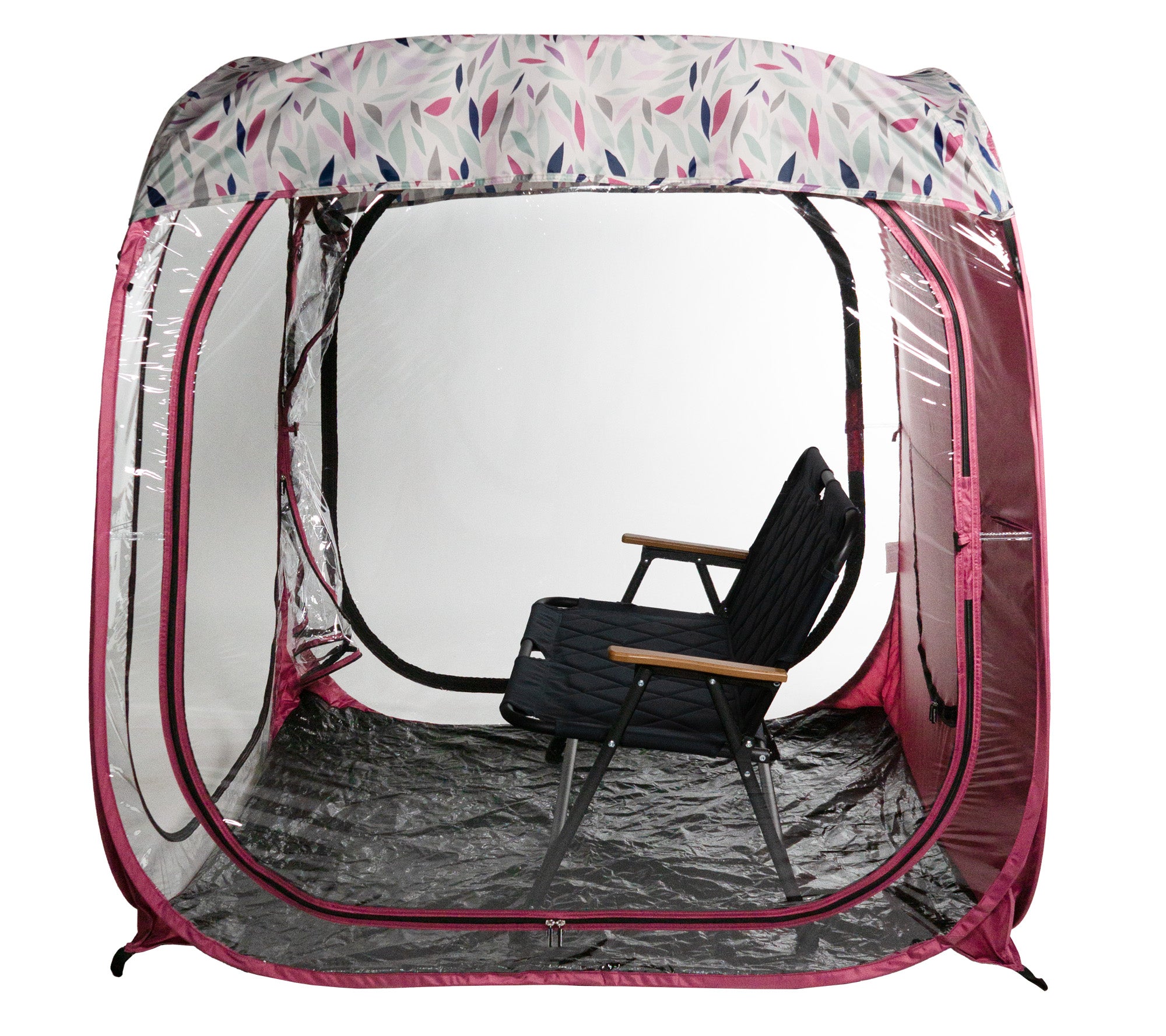 MegaPod® 2-4 Person 58 x 58 Square Pop-Up Pod + FREE Patterned Roof Bundle